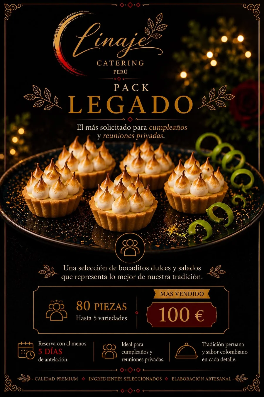 Flyer del Pack Legado